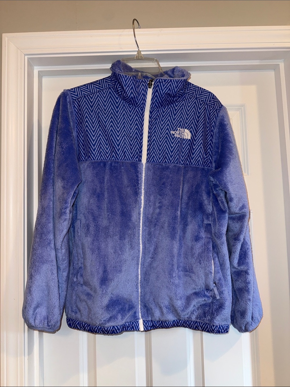 The North Face Kids Purple Plush Full-Zip Puffer Jacket